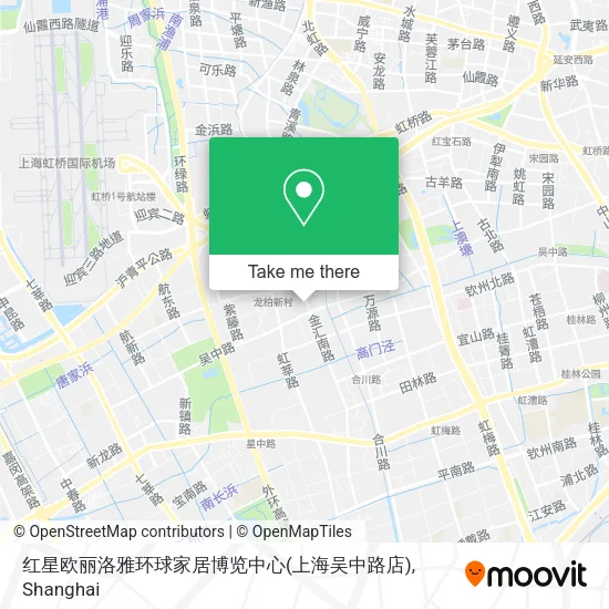 红星欧丽洛雅环球家居博览中心(上海吴中路店) map