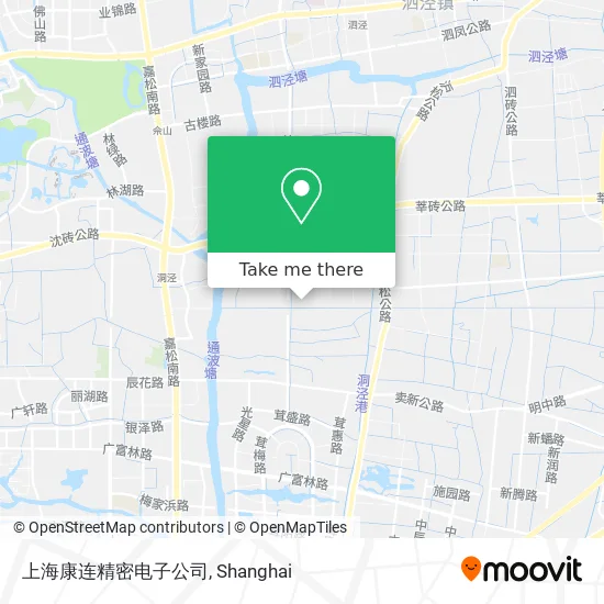 上海康连精密电子公司 map