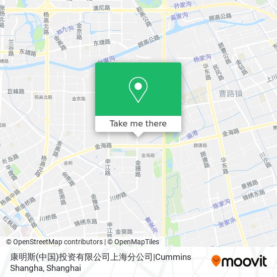 康明斯(中国)投资有限公司上海分公司|Cummins Shangha map