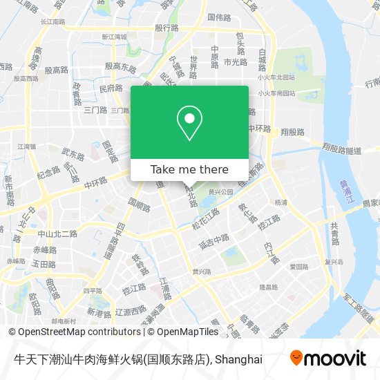 牛天下潮汕牛肉海鲜火锅(国顺东路店) map