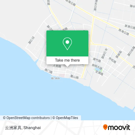 云洲家具 map