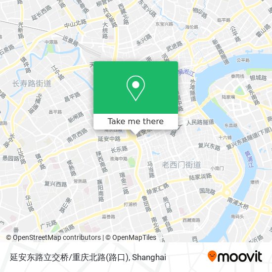 延安东路立交桥/重庆北路(路口) map