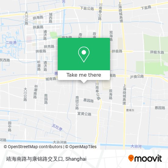 靖海南路与康锦路交叉口 map