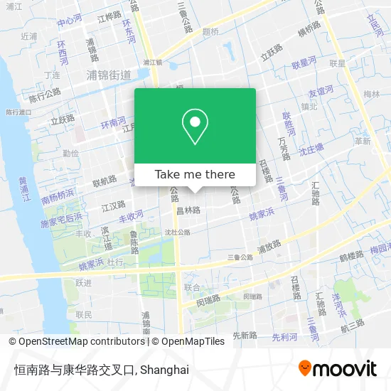 恒南路与康华路交叉口 map