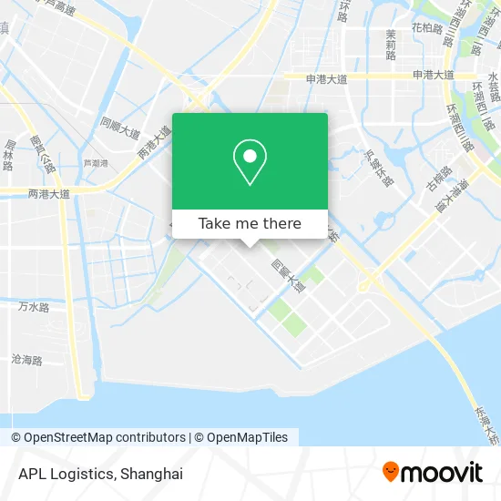 APL Logistics map