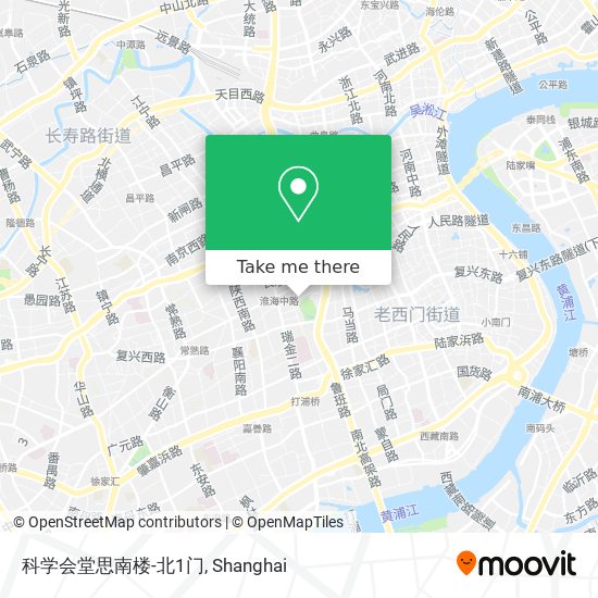 科学会堂思南楼-北1门 map