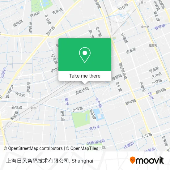 上海日风条码技术有限公司 map