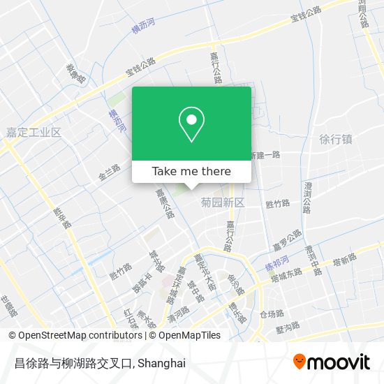 昌徐路与柳湖路交叉口 map