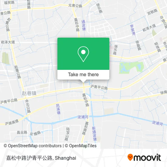 嘉松中路沪青平公路 map