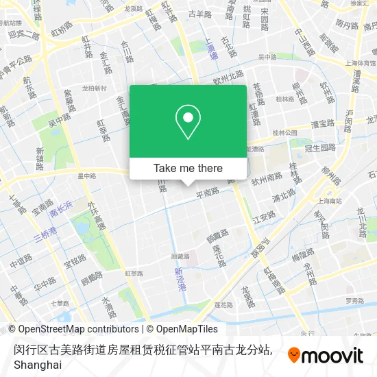 闵行区古美路街道房屋租赁税征管站平南古龙分站 map