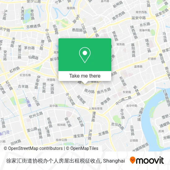 徐家汇街道协税办个人房屋出租税征收点 map