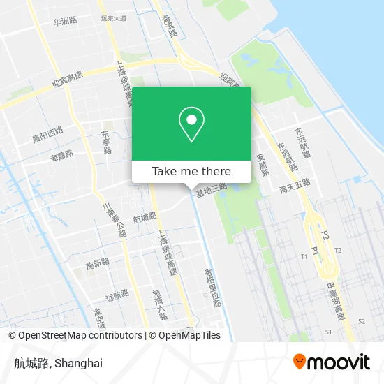 航城路 map