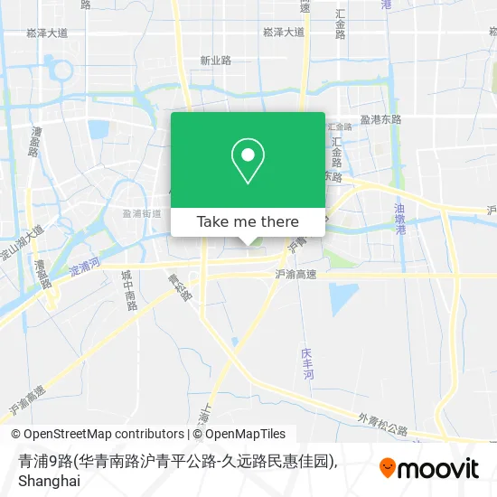 青浦9路(华青南路沪青平公路-久远路民惠佳园) map