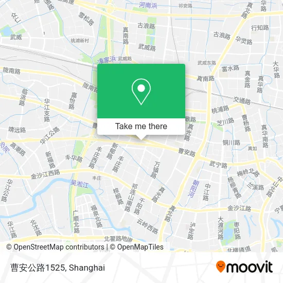 曹安公路1525 map