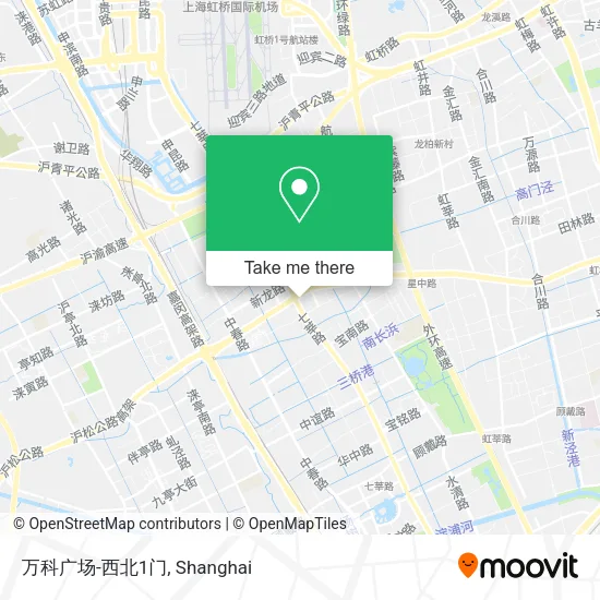 万科广场-西北1门 map