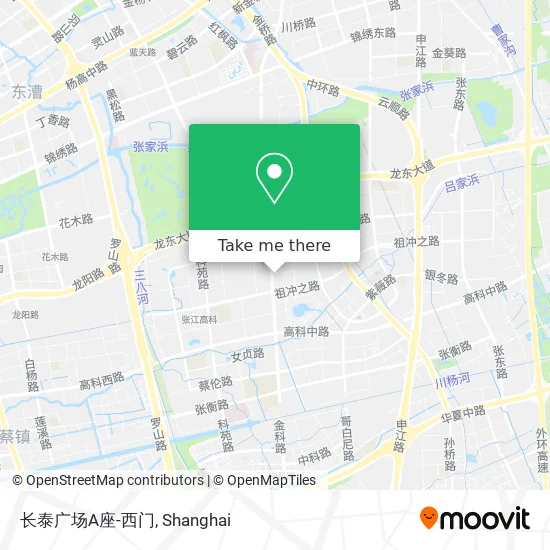 长泰广场A座-西门 map