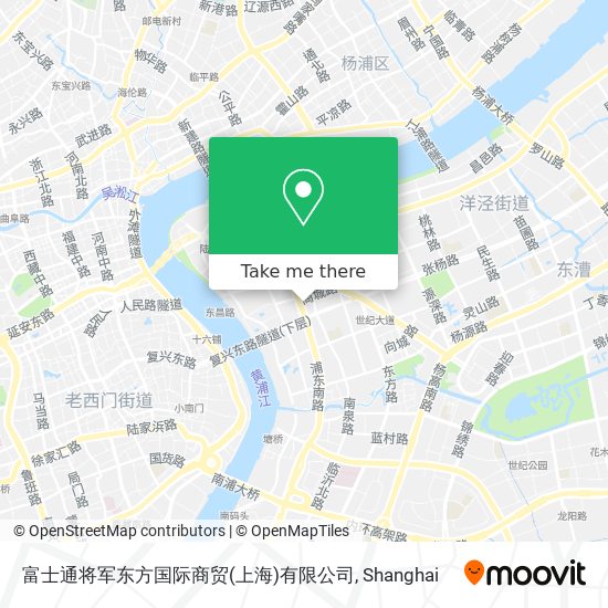 富士通将军东方国际商贸(上海)有限公司 map