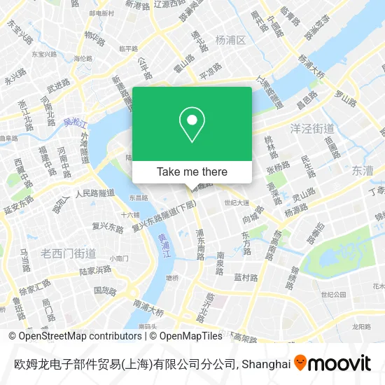 欧姆龙电子部件贸易(上海)有限公司分公司 map