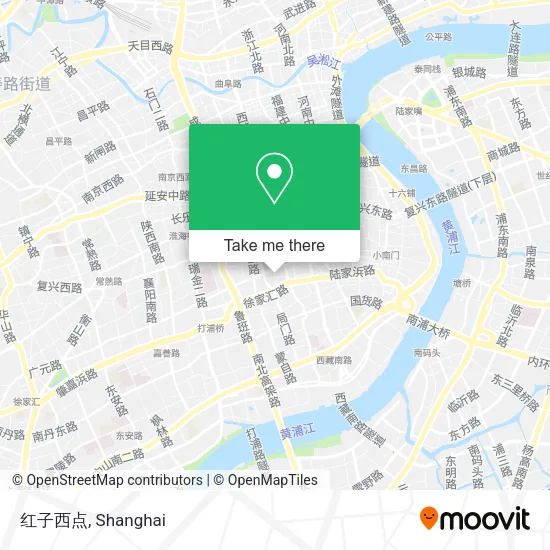 红子西点 map