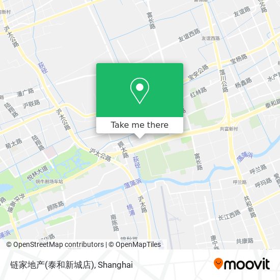 链家地产(泰和新城店) map