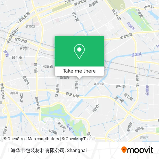 上海华韦包装材料有限公司 map