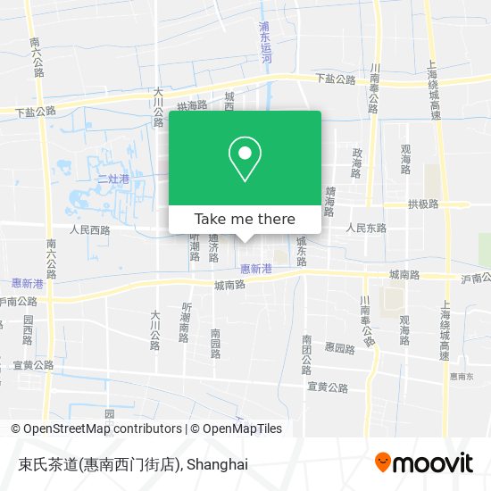 束氏茶道(惠南西门街店) map