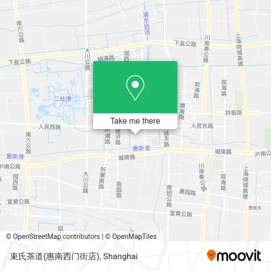 束氏茶道(惠南西门街店) map