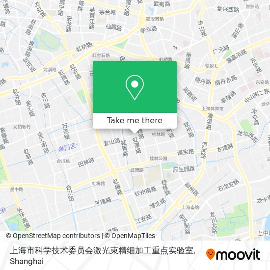 上海市科学技术委员会激光束精细加工重点实验室 map
