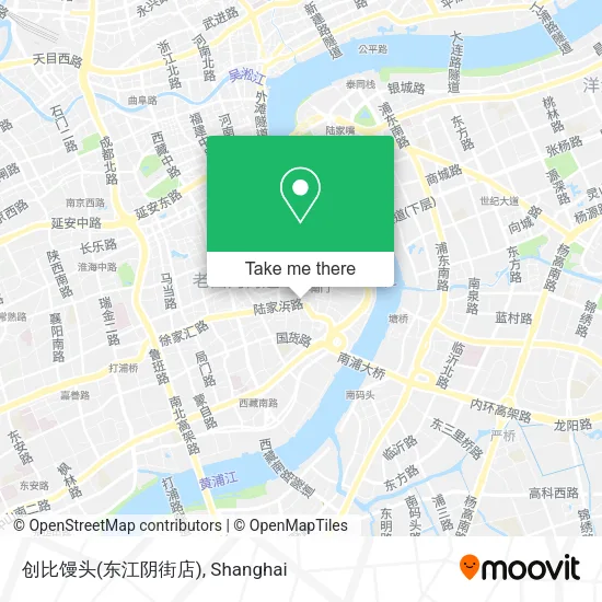 创比馒头(东江阴街店) map
