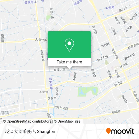 崧泽大道乐强路 map