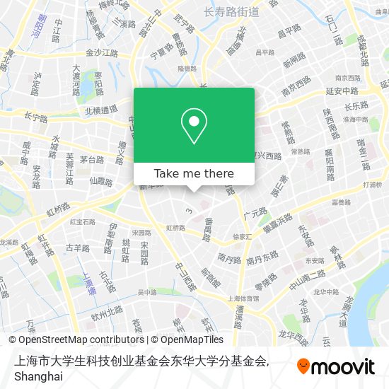 上海市大学生科技创业基金会东华大学分基金会 map
