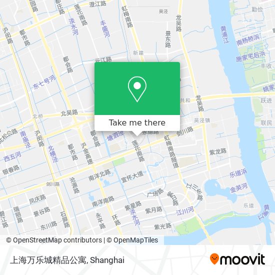 上海万乐城精品公寓 map
