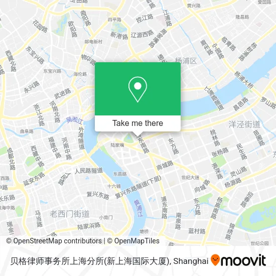 贝格律师事务所上海分所(新上海国际大厦) map