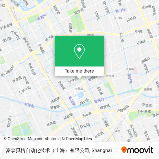 豪森贝格自动化技术（上海）有限公司 map