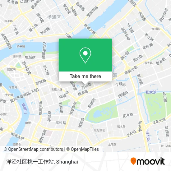 洋泾社区桃一工作站 map