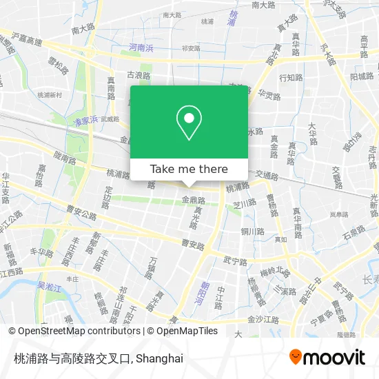 桃浦路与高陵路交叉口 map