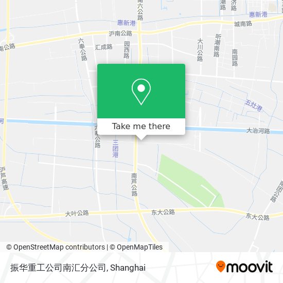 振华重工公司南汇分公司 map