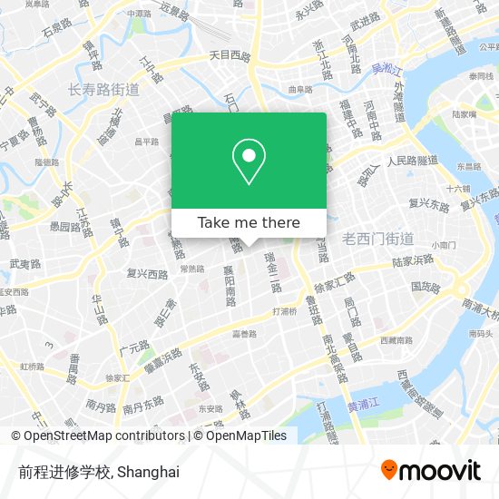 前程进修学校 map