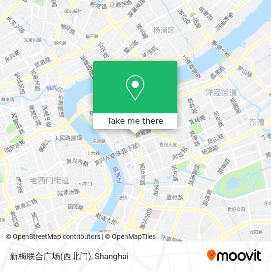 新梅联合广场(西北门) map