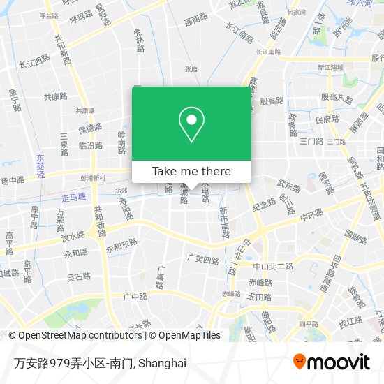万安路979弄小区-南门 map