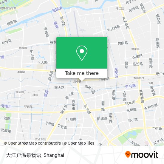 大江户温泉物语 map