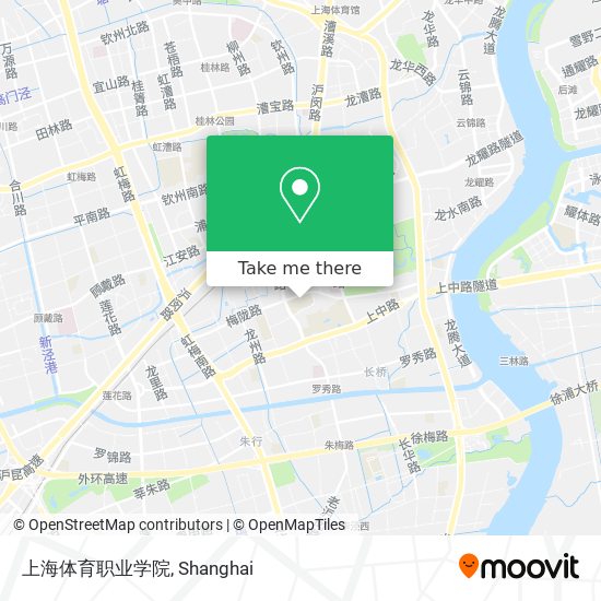 上海体育职业学院 map