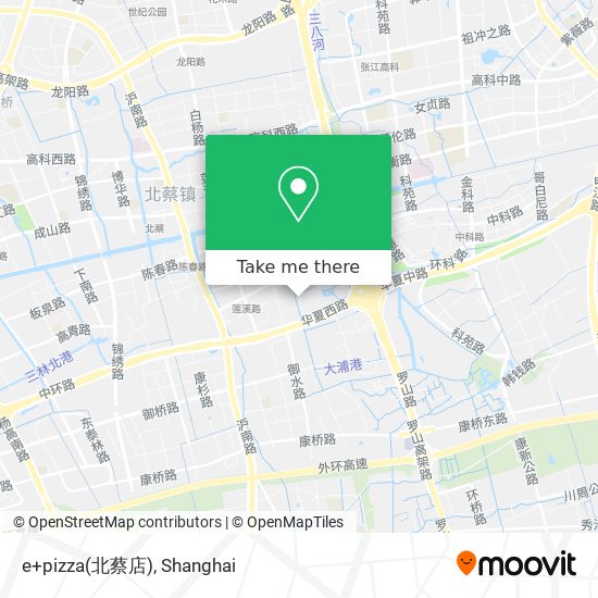 e+pizza(北蔡店) map