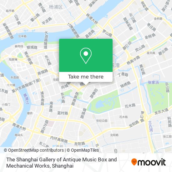 The Shanghai Gallery of Antique Music Box and Mechanical Works map