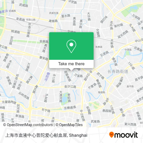 上海市血液中心普陀爱心献血屋 map