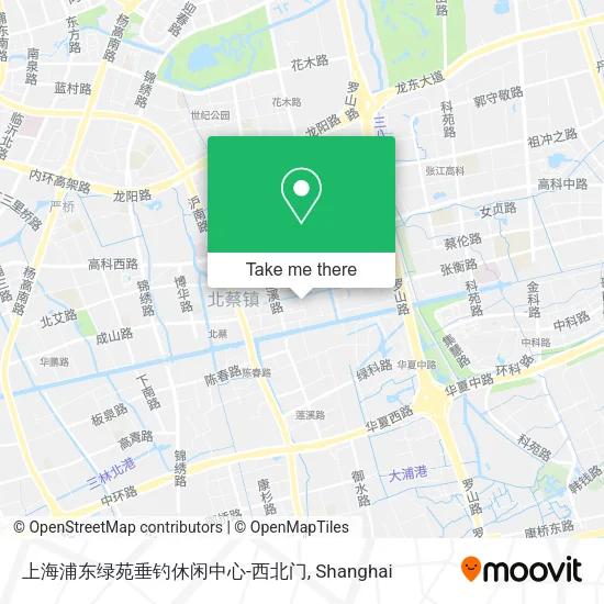 上海浦东绿苑垂钓休闲中心-西北门 map
