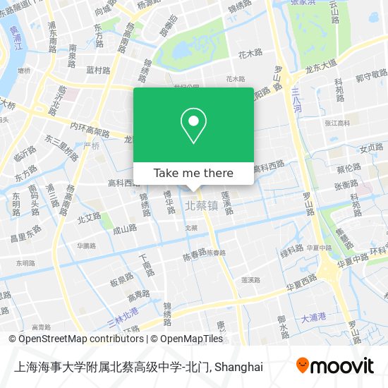 上海海事大学附属北蔡高级中学-北门 map