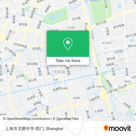 上海市北蔡中学-西门 map