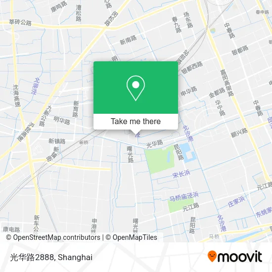 光华路2888 map