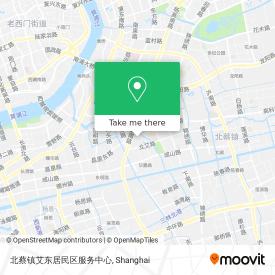 北蔡镇艾东居民区服务中心 map